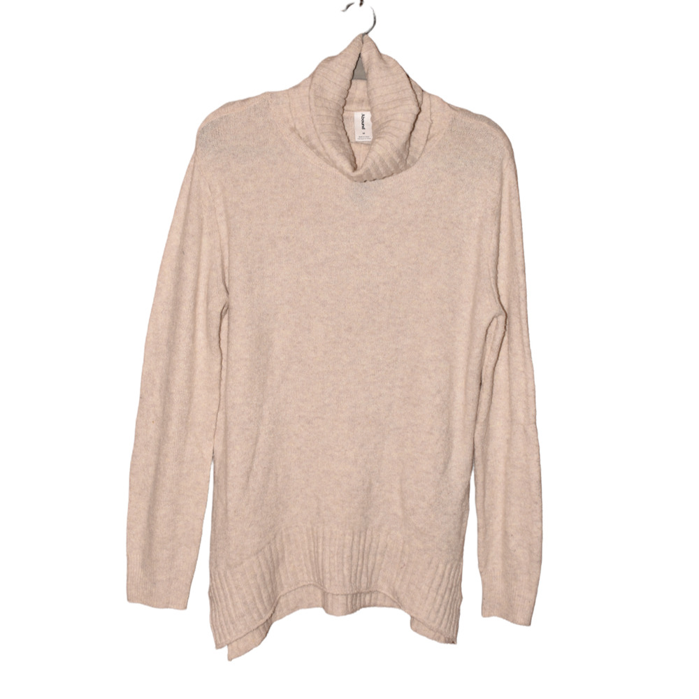 ABOUND NEW $30 Long Sleeve Cowl Neck Sweater Beige‎ Oatmeal Heather Medium